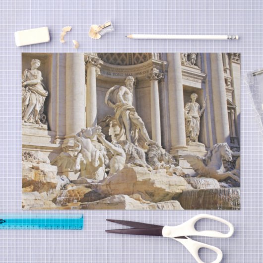 Trevi Fountain Seidenpapier (Handwerk)