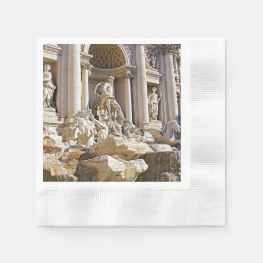 Trevi Fountain Serviette (Vorderseite)