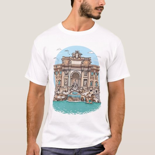 Trevi Fountain T-Shirt (Vorderseite)