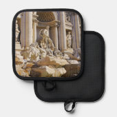 Trevi Fountain Topflappen (Vorderseite/Rückseite)