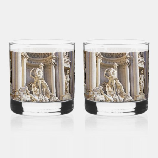 Trevi Fountain Whiskyglas (Vorderseite)