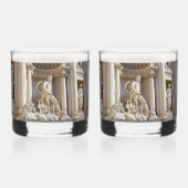 Trevi Fountain Whiskyglas (Rückseite)