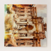 Trevi Fountains, Italien Rom Puzzle (Horizontal)