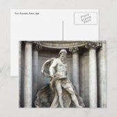 Trevi-Mann Postkarte (Vorne/Hinten)