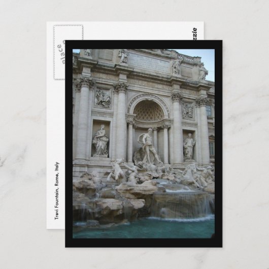 Trevi rome postkarte (Vorne/Hinten)