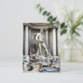 Trevi-Statue Postkarte (Stehend Vorderseite)