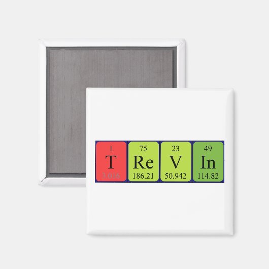 Trevin Periodenmagnet Magnet (Vorderseite/Rückseite)