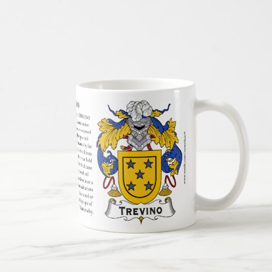 Trevino, der Ursprung, die Bedeutung und die Kaffeetasse (Rechts)