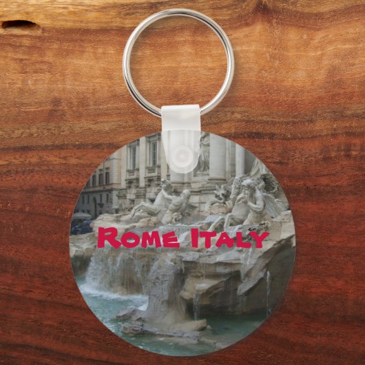 Trevis Brunnen Rom Schlüsselanhänger (Vorderseite)