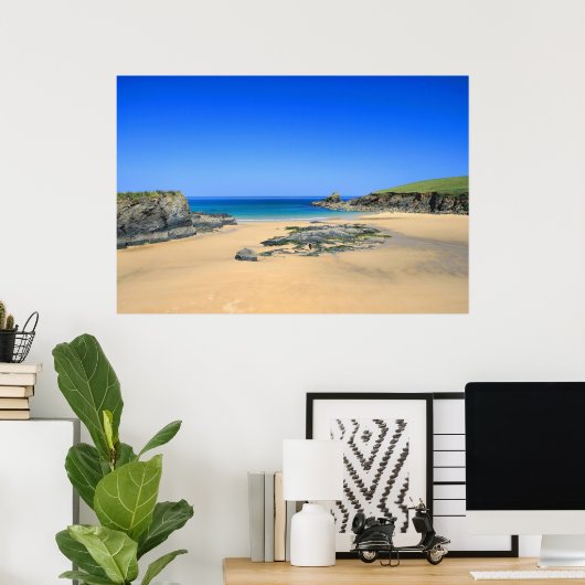 Trevone Bay Poster (Heimbüro)