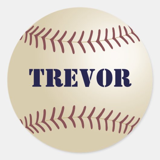 Trevor Baseball Sticker / Siegel (Vorderseite)