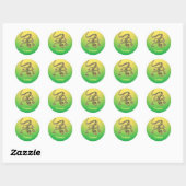 Trevor Gecko / Salamander / Lizard Sticker (Blatt)