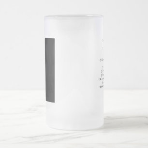 Trevor Regeln für das Leben Mattglas Bierglas