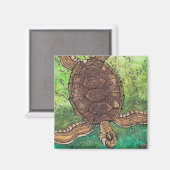 Trevor the Turtle Magnet (Vorderseite/Rückseite)