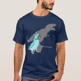 Trex Blue Indischer Ringneck Pet Birb Mem Papagei T-Shirt