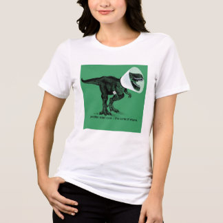 TRex cone of shame  Jennifer ellen Cook Tri-Blend Shirt