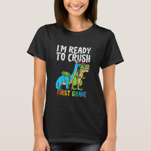Trex Dinos für den ersten Tag des ersten T-Shirt