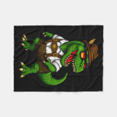 Trex Dinosaur Bavarian German Costume Boys Men Kid Fleecedecke (Vorderseite (Horizontal))