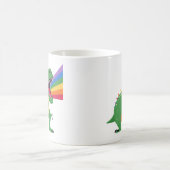 Trex Dinosaur Roarsome Rainbow Kaffeetasse (Mittel)