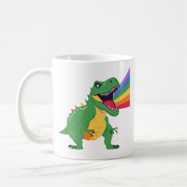 Trex Dinosaur Roarsome Rainbow Kaffeetasse