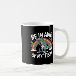 Trex Dinosaurier Autismus Bewusstsein für meine Ti Kaffeetasse