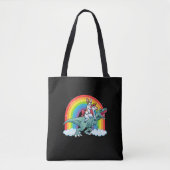 Trex Dinosaurier Französischer Bulldog Unicorn Reg Tasche (Vorderseite)