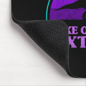 Trex Dinosaurier Lila machen Überdosierung Aussche Mousepad (Ecke)