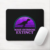Trex Dinosaurier Lila machen Überdosierung Aussche Mousepad (Mit Mouse)