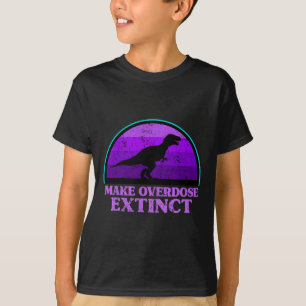 Trex Dinosaurier Lila machen Überdosierung Aussche T-Shirt