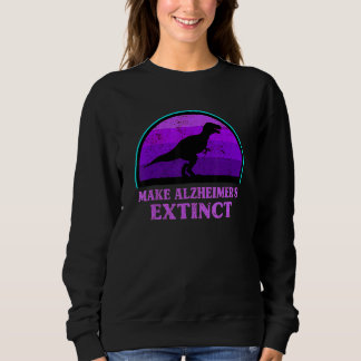 Trex Dinosaurier macht Alzheimer zum Aussterben vo Sweatshirt