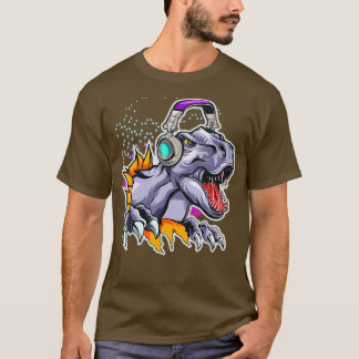 Trex DJ Headphone T-Shirt
