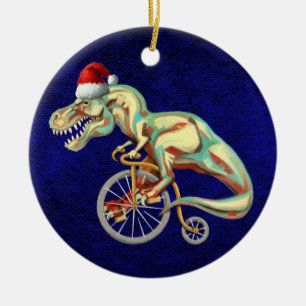 TRex Fahrrad Keramik Ornament