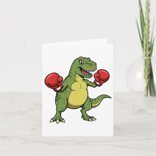 Trex Fighter Sticker Karte (Vorderseite)