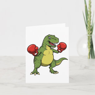 Trex Fighter Sticker Karte
