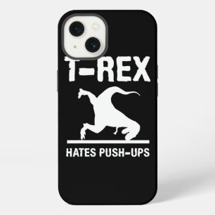 TRex hasst Liegestütze Lustiger Dinosaurier Dino P iPhone 13 Hülle