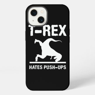 TRex Hates PushUps Funny Dinosaur Dino Parody Joke iPhone 13 Hülle