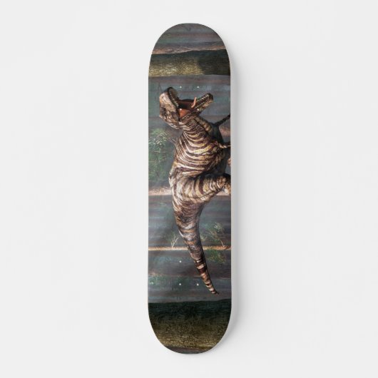 TRex im Wald Skateboard (Vorne)