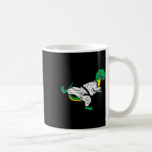 Trex Karate Taekwondo Black Belt Funny Dinosaur Ma Kaffeetasse