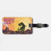 TRex Kopf-und Schwanz-Gepäck-Umbau Gepäckanhänger (Rückseite horizontal)