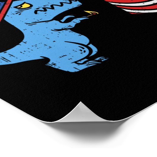 Trex Kurze Hände Firecracker Funny Firework 4. Poster (Ecke)