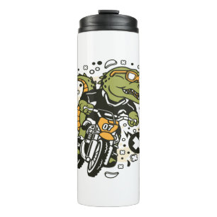Trex Motocross Rider Thermosbecher