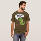 Trex nicht wie Darts Geschenk für einen Dart-Playe T-Shirt (Vorne ganz)