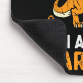 Trex Orange Ribbon Im A Warrior Leukemia Bewusstse Mousepad (Ecke)