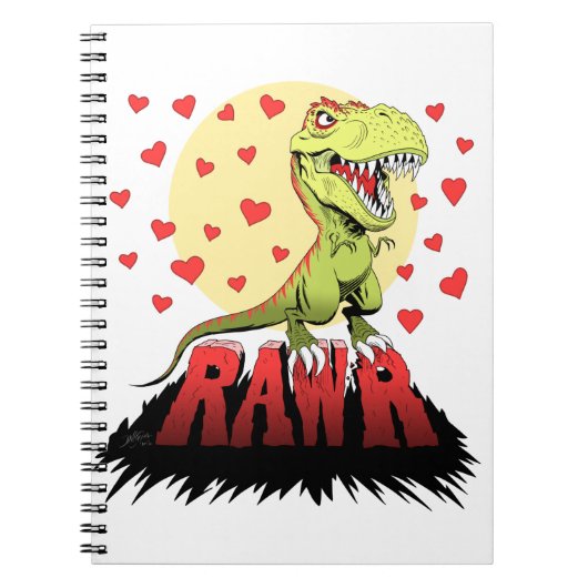 Trex Rawr Notizblock (Vorderseite)