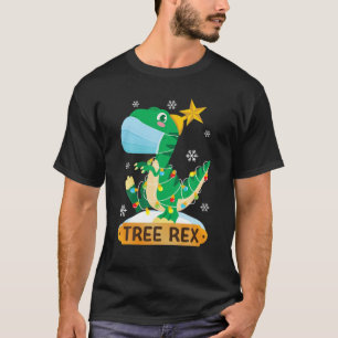 Trex Rex Gesichtsmaske Funny Christmas Pajama für T-Shirt