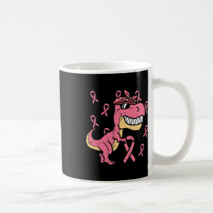 Trex Ribbon Breast Cancer Awareness Boys Girls Kin Kaffeetasse