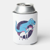 Trex Riding Unicorn Dosenkühler (Kanne Rückseite)