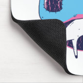 Trex Riding Unicorn Mousepad (Ecke)