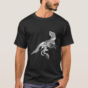 TRex Skeleton Lazy Halloween Kostüm Cool Dinosauri T-Shirt