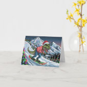 TRex Snowboard in den psychedelischen Farben Karte (Gelbe Blume)